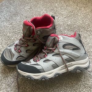 Merrell Gray and Pink Sneakers for Outdoor Adventures